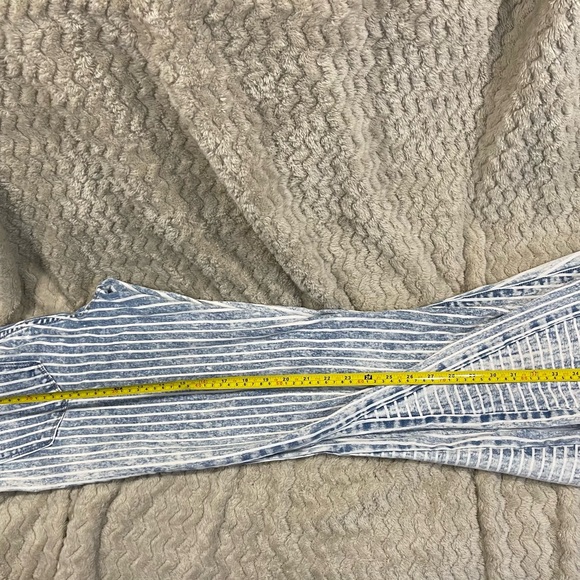 SIZE 7/27 KANCAN ESTILO WOMEN’S ULTRA HIGH RISE SUPER FLARE LEG BLUE DENIM JEANS - Picture 5 of 8